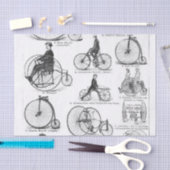 Hoge Wielerfiets Penny Farthing Tissuepapier (Craft)