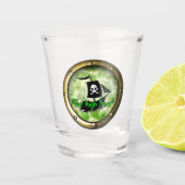 Hoge Zeeen Podcast Shot Glas (Voorkant)