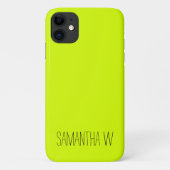 Hoge zichtbaarheid Neon Yellow Case-Mate iPhone Case (Achterkant)