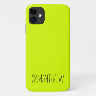 Hoge zichtbaarheid Neon Yellow Case-Mate iPhone Case
