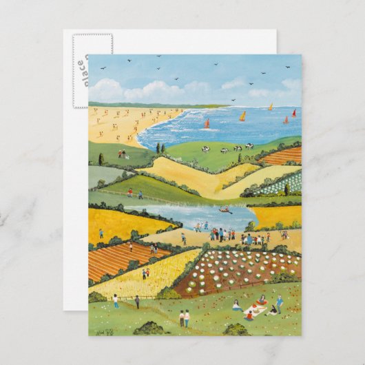 Hoge zomer 2 briefkaart (Voorkant / Achterkant)