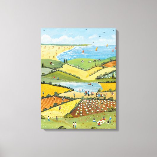 Hoge zomer 2 canvas afdruk (Voorkant)
