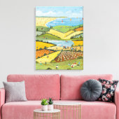 Hoge zomer 2 canvas afdruk (Insitu (Woonkamer))