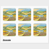 Hoge zomer 2 vierkante sticker (Vel)