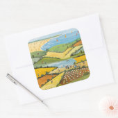 Hoge zomer 2 vierkante sticker (Envelop)