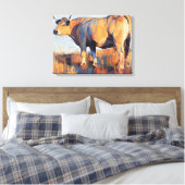 Hoge zomer canvas afdruk (Insitu (Slaapkamer))