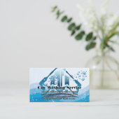 Hogedrukreiniger | Gebouwen | Zeepbellen Visitekaartje (Staand voorkant)