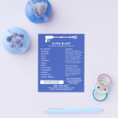 Hogedrukreiniger Water Spuitpistool Blauw Flyer (Enkel)