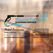 Hogedrukreiniging Power Washing Raamsticker (Vel 2)