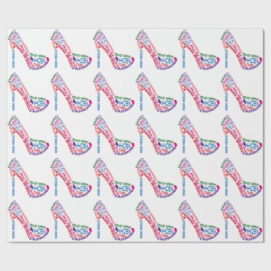 Hogedrukschoen Cadeaupapier (Vlak)