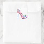 Hogedrukschoen Vierkante Sticker (Tas)