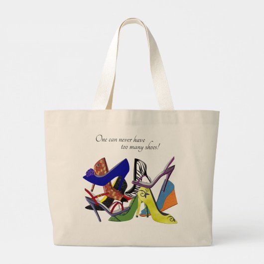 Hogedrukschoenen II-Canvas tas (Achterkant)
