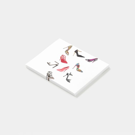 Hogedrukschoenen Stilettos Collage-dames Post-it® Notes (Schuin)