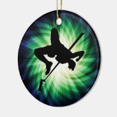 hogedruksilhouet; koel keramisch ornament (Links)