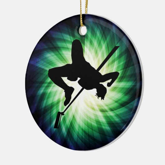 hogedruksilhouet; koel keramisch ornament (Links)