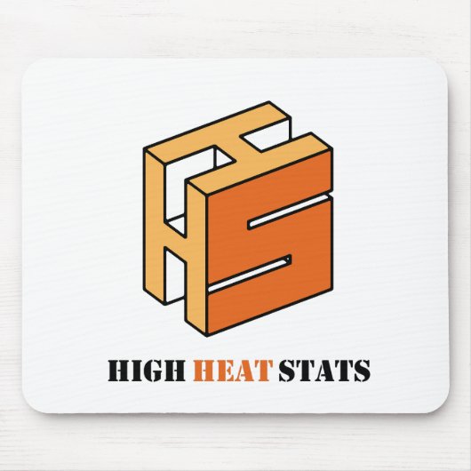 Hogehitte Stats Mousepad Muismat (Voorkant)