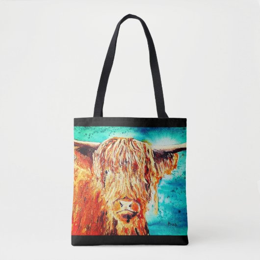 Hogeland Cow Painting - Tas (Voorkant)