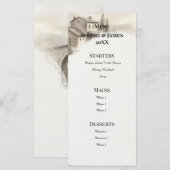 Hogeland Kasteel Schets Bruiloftsmenu Menu (Voorkant / Achterkant)
