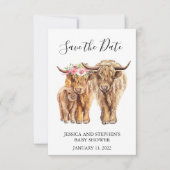 Hogeland Koe Couples Shower Save the Date (Voorkant)