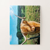 Hogeland koe puzzel legpuzzel (Verticaal)