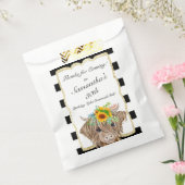 Hogeland Koe Uitnodiging, Koe Birthday Party Bedankzakje (Gezegeld)