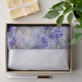 Hogendonk Koe Aquarel Tissuepapier Paarse Bloem (Geschenk)
