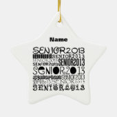 Hoger 2013 - (Personaliseren) - Mirror Orna opnieu Keramisch Ornament (Achterkant)