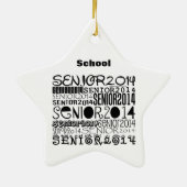 Hoger 2014 - (Personaliseren) - Mirror Orna opnieu Keramisch Ornament (Achterkant)