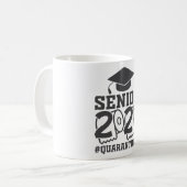 Hoger 2020 Quarantined Afstuderen Funny Koffiemok (Voorkant links)