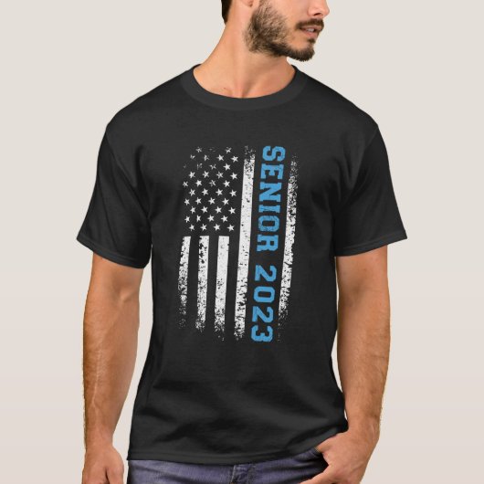 Hoger 2023 Amerikaans Afstuderen van de Amerikaans T-shirt (Voorkant)