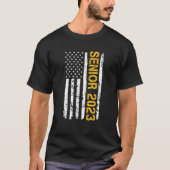 Hoger 2023 Amerikaanse vlag Amerikaanse Afstuderen T-shirt (Voorkant)