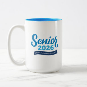 Hoger 2026 tweekleurige koffiemok