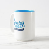 Hoger 2026 tweekleurige koffiemok (Voorkant links)