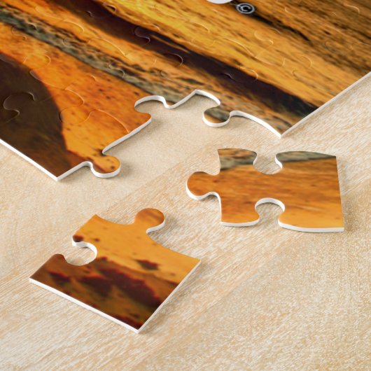 Hoger aangedreven legpuzzel (Zijkant)