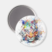 Hoger Abstract kunstschilderen Magneet (Voorkant / Achterkant)