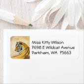 Hoger-adreslabel Etiket (Insitu)