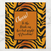 Hoger afdrukken wijn etiket (Enkel label)