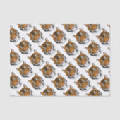 Hoger afdrukontwerp tissuepapier (Voorkant)