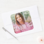 Hoger Afstudeerder | foto Geslaagd feest sticker (Envelop)