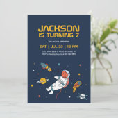 Hoger astronaut buitenruimtescheidingsas Kinderen  Kaart (Staand voorkant)