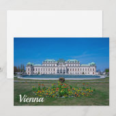 Hoger Belvedere paleis in Wenen, Oostenrijk (Voorkant / Achterkant)