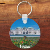 Hoger Belvedere paleis in Wenen, Oostenrijk Sleutelhanger (Voorkant)
