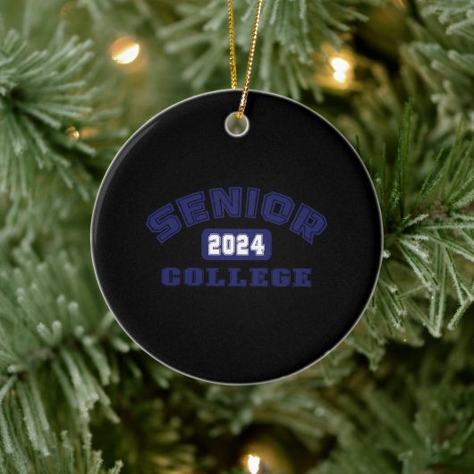 Hoger College 2024 Keramisch Ornament (Boom)