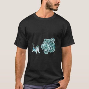 Hoger de koning van het oerwoud en de dieren t-shirt
