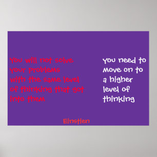hoger denken poster