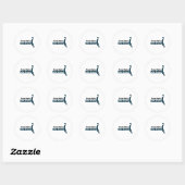 Hoger doel springen Truer Ronde Sticker (Vel)