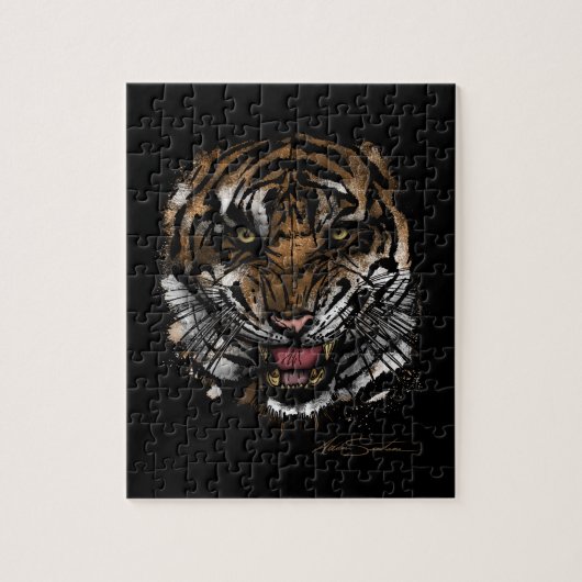 Hoger gezicht (tekenontwerp) legpuzzel (Verticaal)