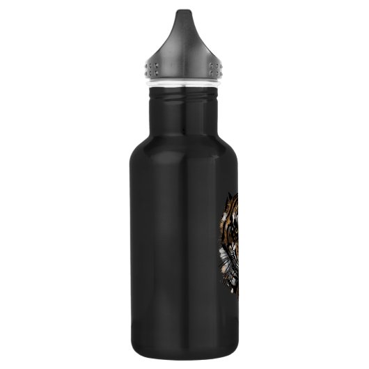 Hoger gezicht (tekenontwerp) waterfles (Links)