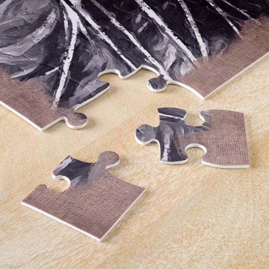 Hoger gezichtsschilderij legpuzzel (Zijkant)