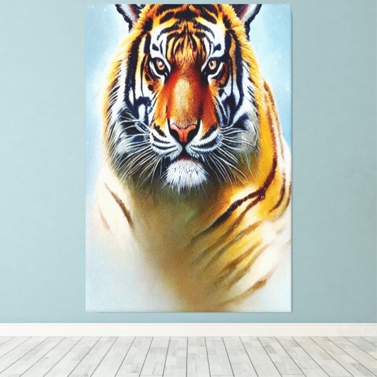 Hoger gezichtsschilderij - Opvallend natuurschilde Canvas Afdruk (Insitu (Houten vloer))